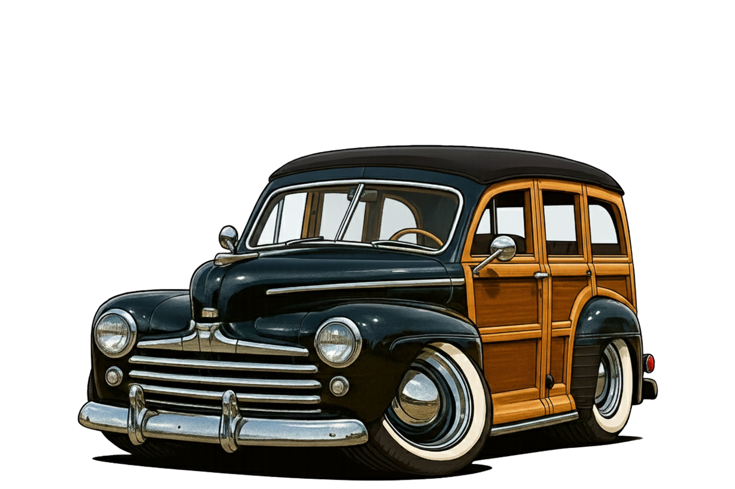 KNOTY47 (CA) T-Shirt - Tropical Woodie
