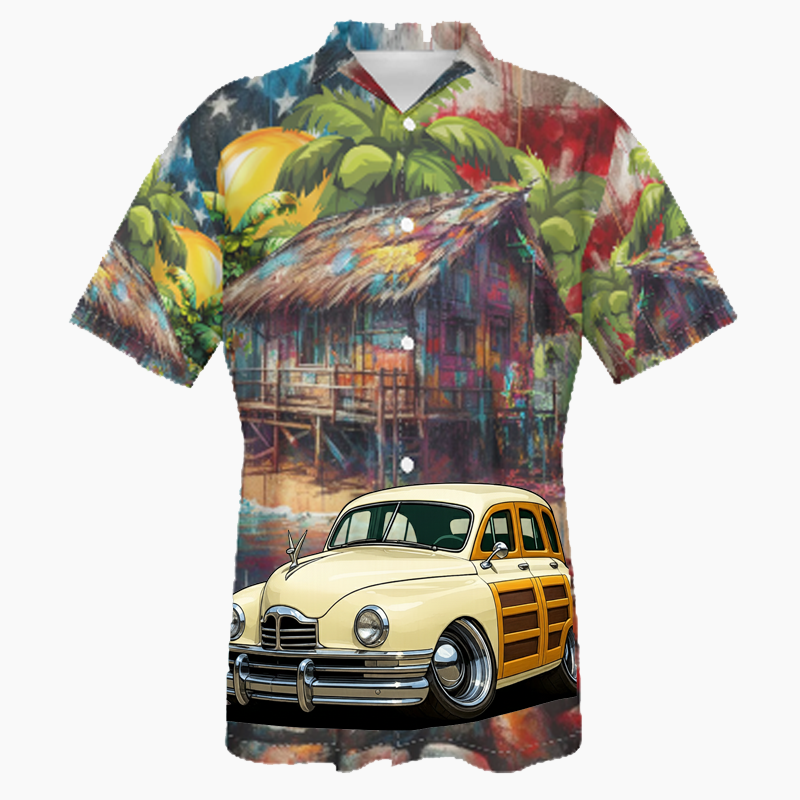 KRZ4NU (CA) Hawaiian Shirt - Patriotic