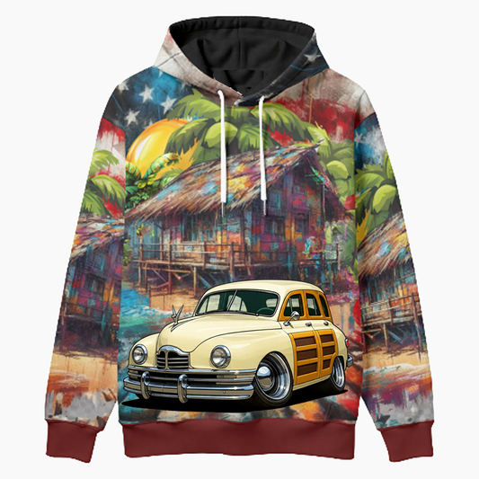 KRZ4NU (CA) Woodie Hoodie - Patriotic