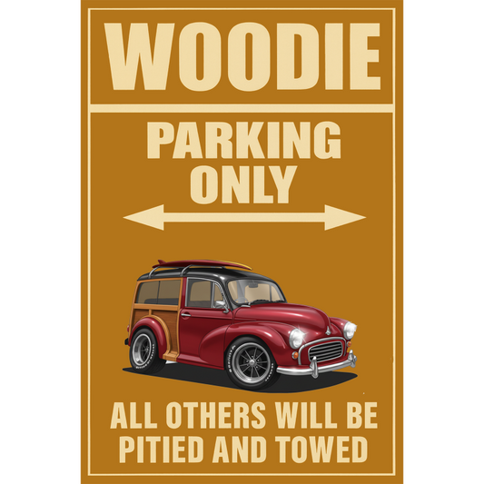 L351KO (CA) Sign - Woodie Parking Only