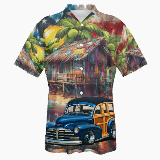 LOZ779 (CA) Hawaiian Shirt - Patriotic