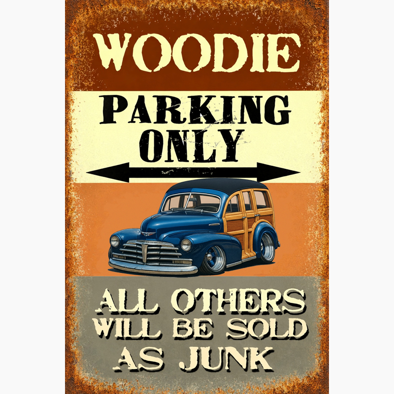 LOZ779 (CA) Sign - Woodie Parking Only II