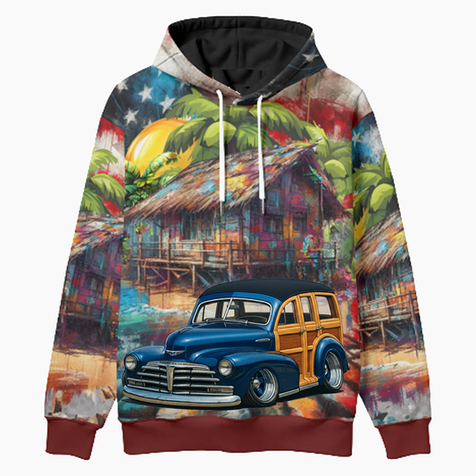 LOZ779 (CA) Woodie Hoodie - Patriotic
