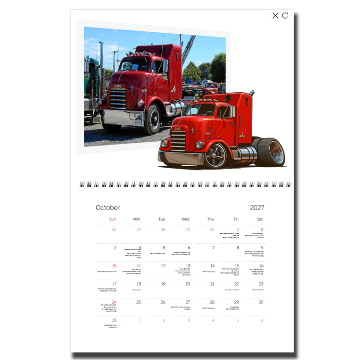 2027 Heavy Metal Calendar