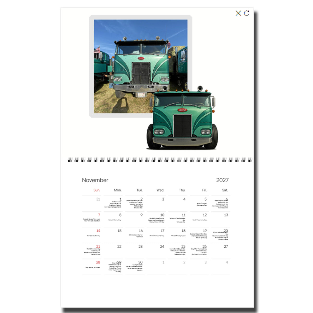 2027 Heavy Metal Calendar