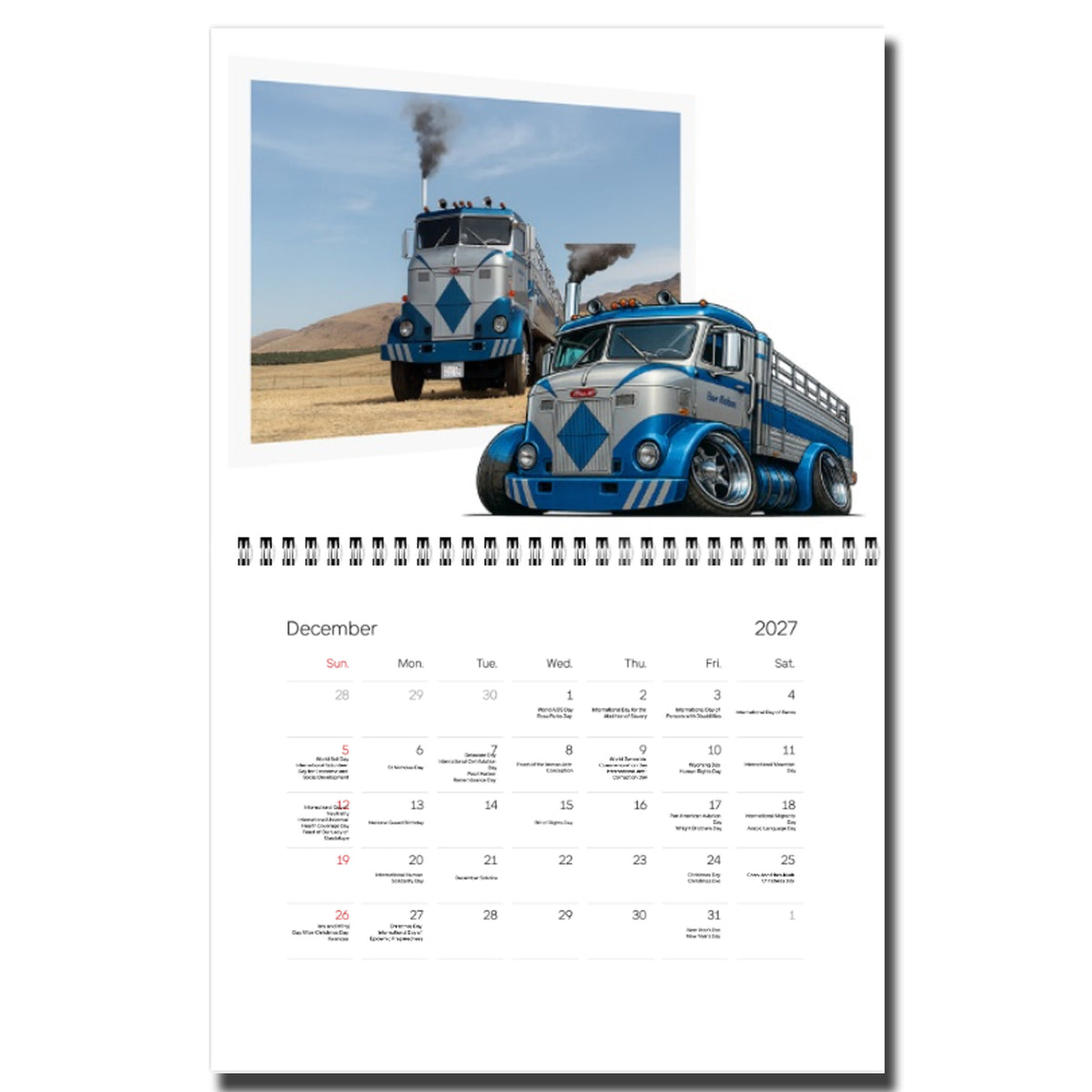 2027 Heavy Metal Calendar