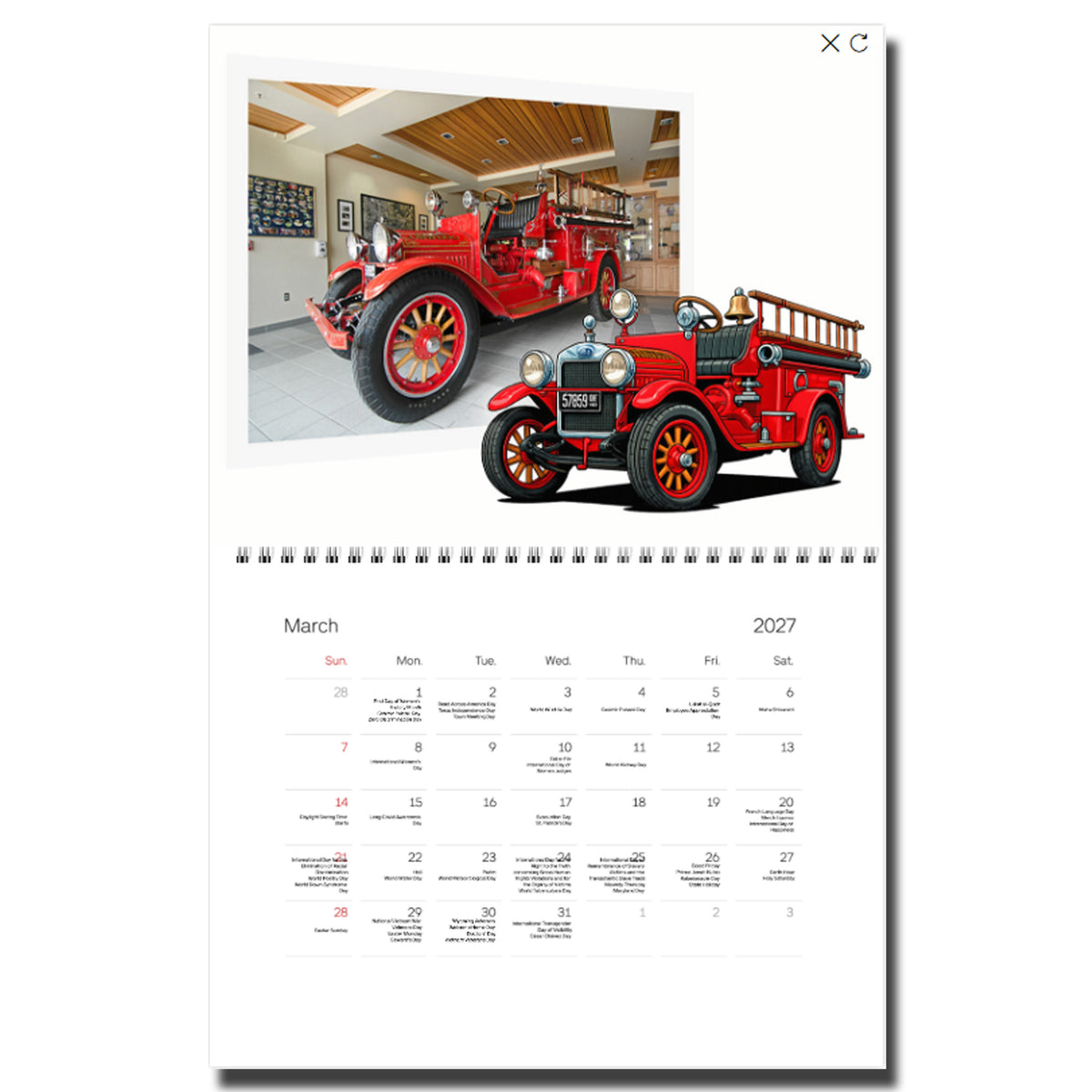 2027 Heavy Metal Calendar