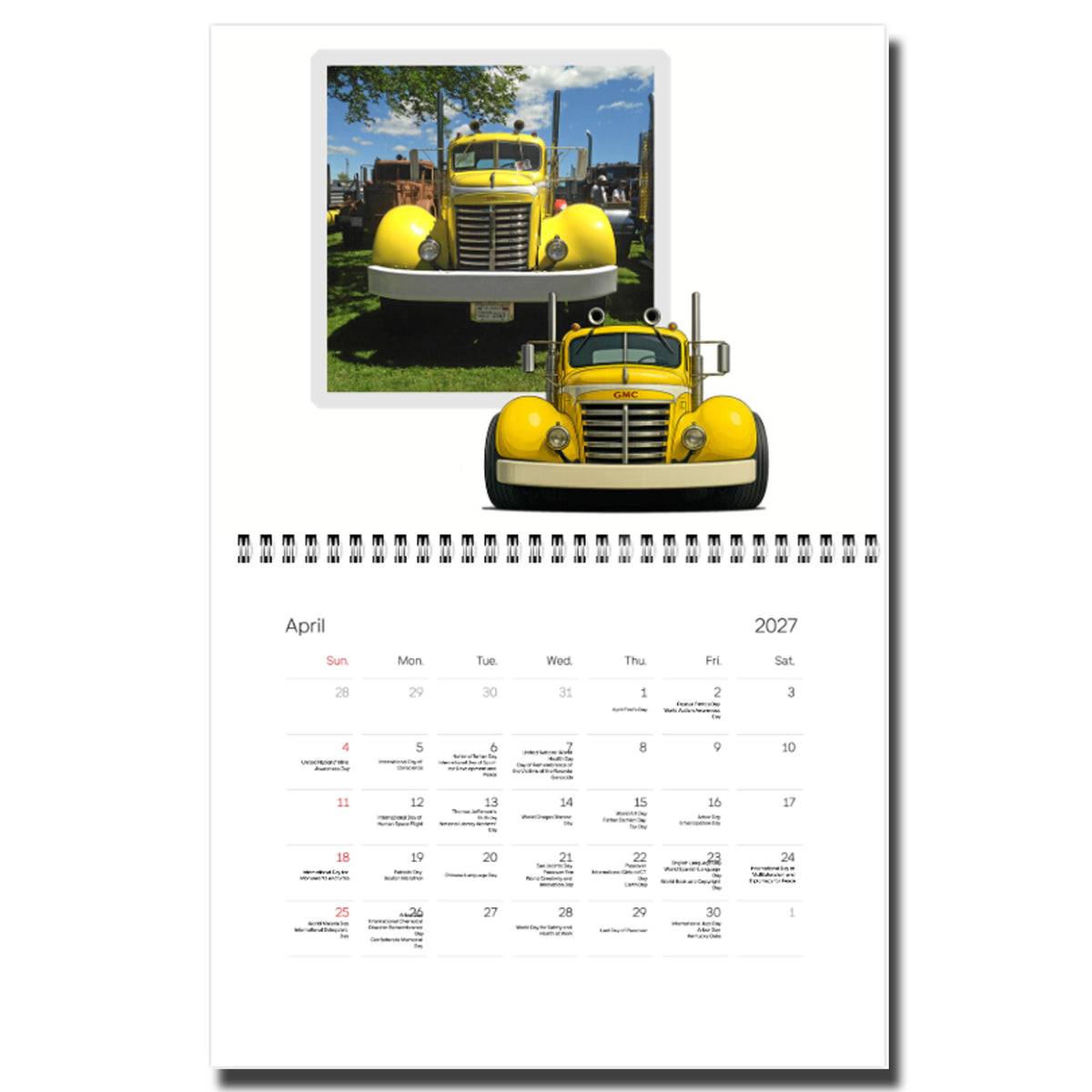 2027 Heavy Metal Calendar