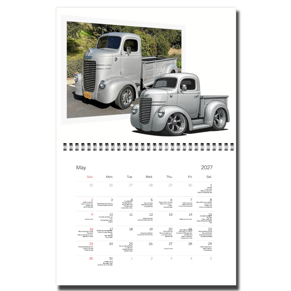 2027 Heavy Metal Calendar