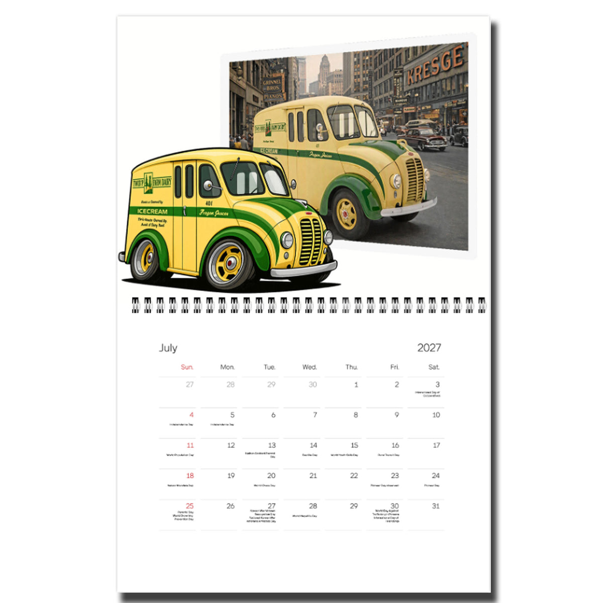2027 Heavy Metal Calendar