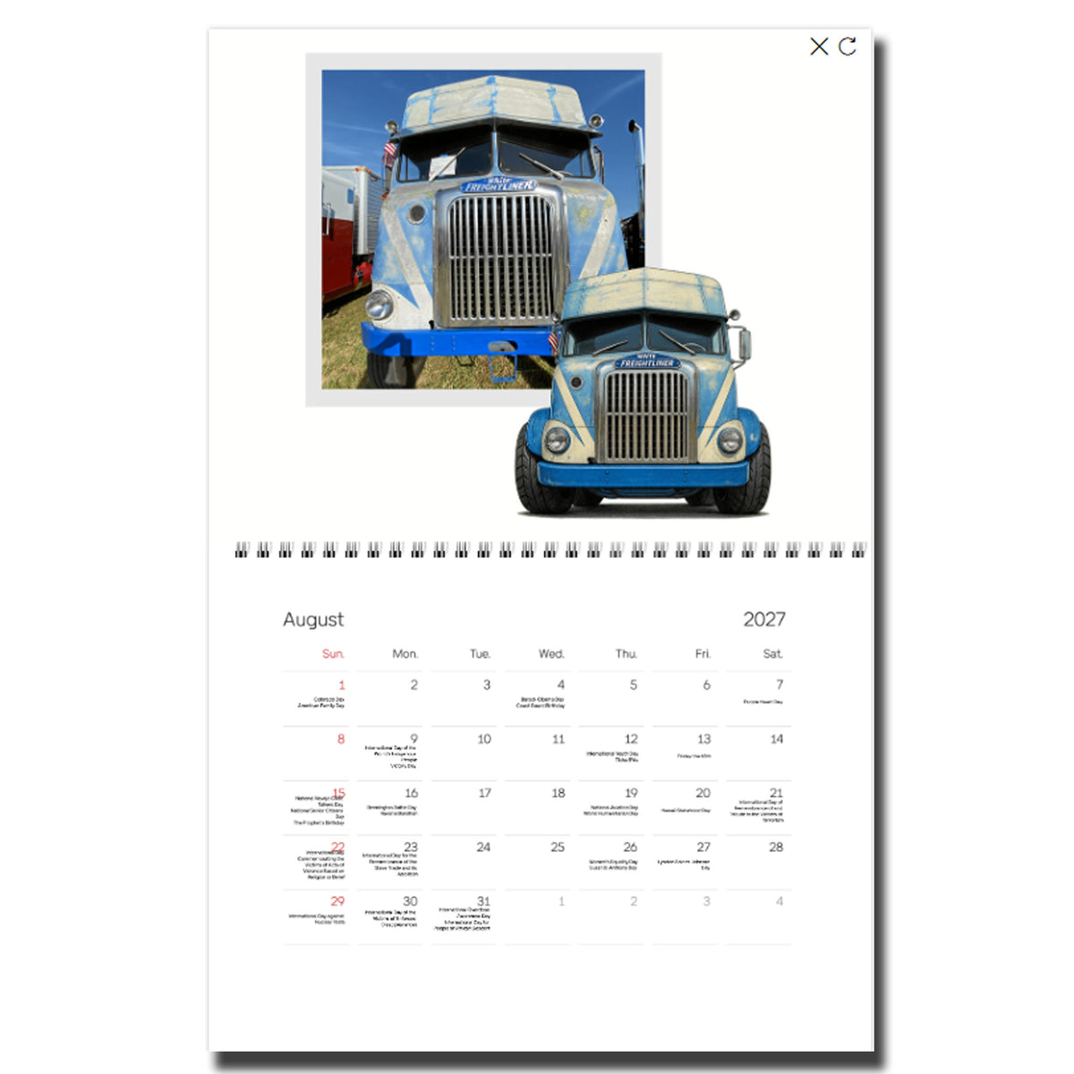 2027 Heavy Metal Calendar