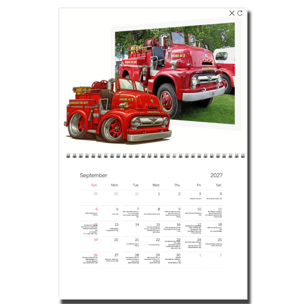 2027 Heavy Metal Calendar