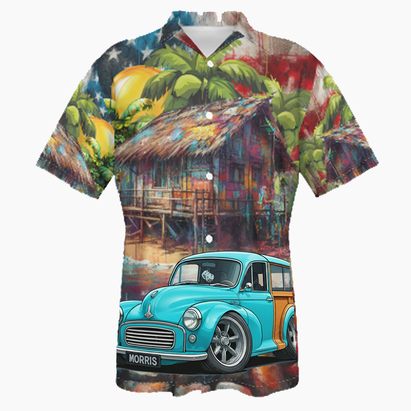 MYMORIS (CA) Hawaiian Shirt - Patriotic