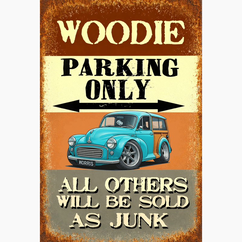 MYMORIS (CA) Sign - Woodie Parking Only II