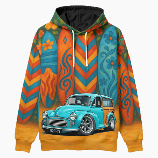 MYMORIS (CA) Woodie Hoodie - Surfboard