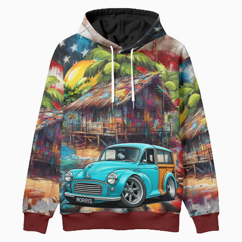 MYMORIS (CA) Woodie Hoodie - Patriotic