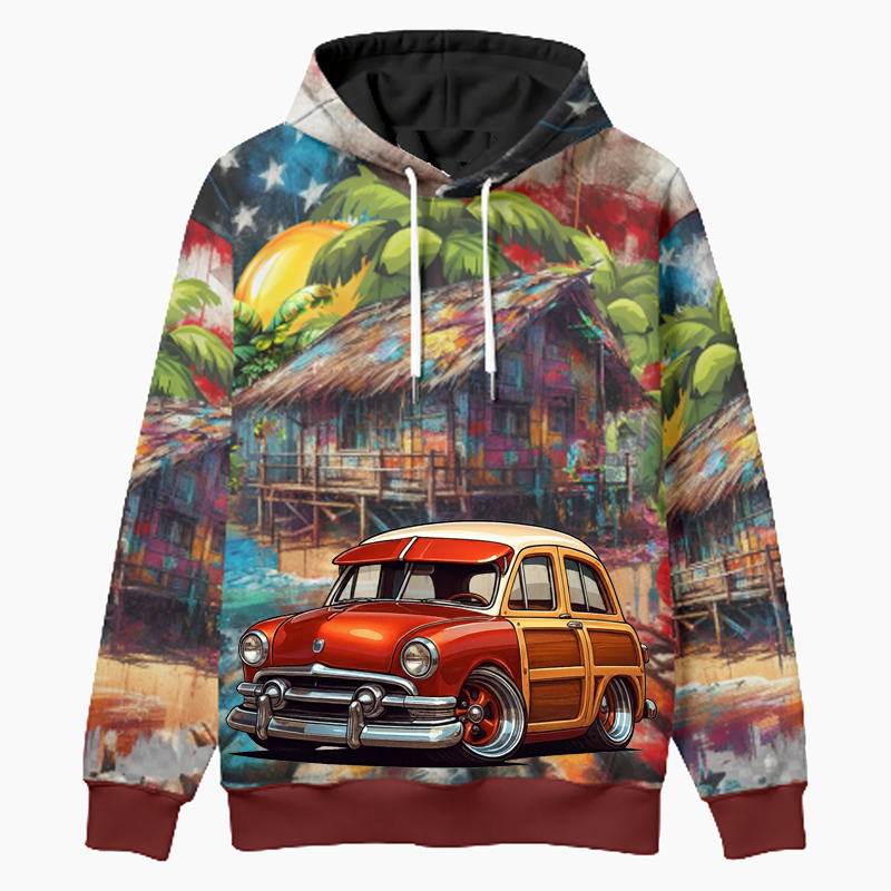 NDLSSMR (CA) Woodie Hoodie - Patriotic