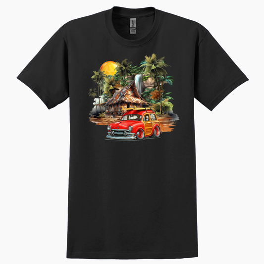 OLDSRFR (CA) T-Shirt - Tropical Woodie