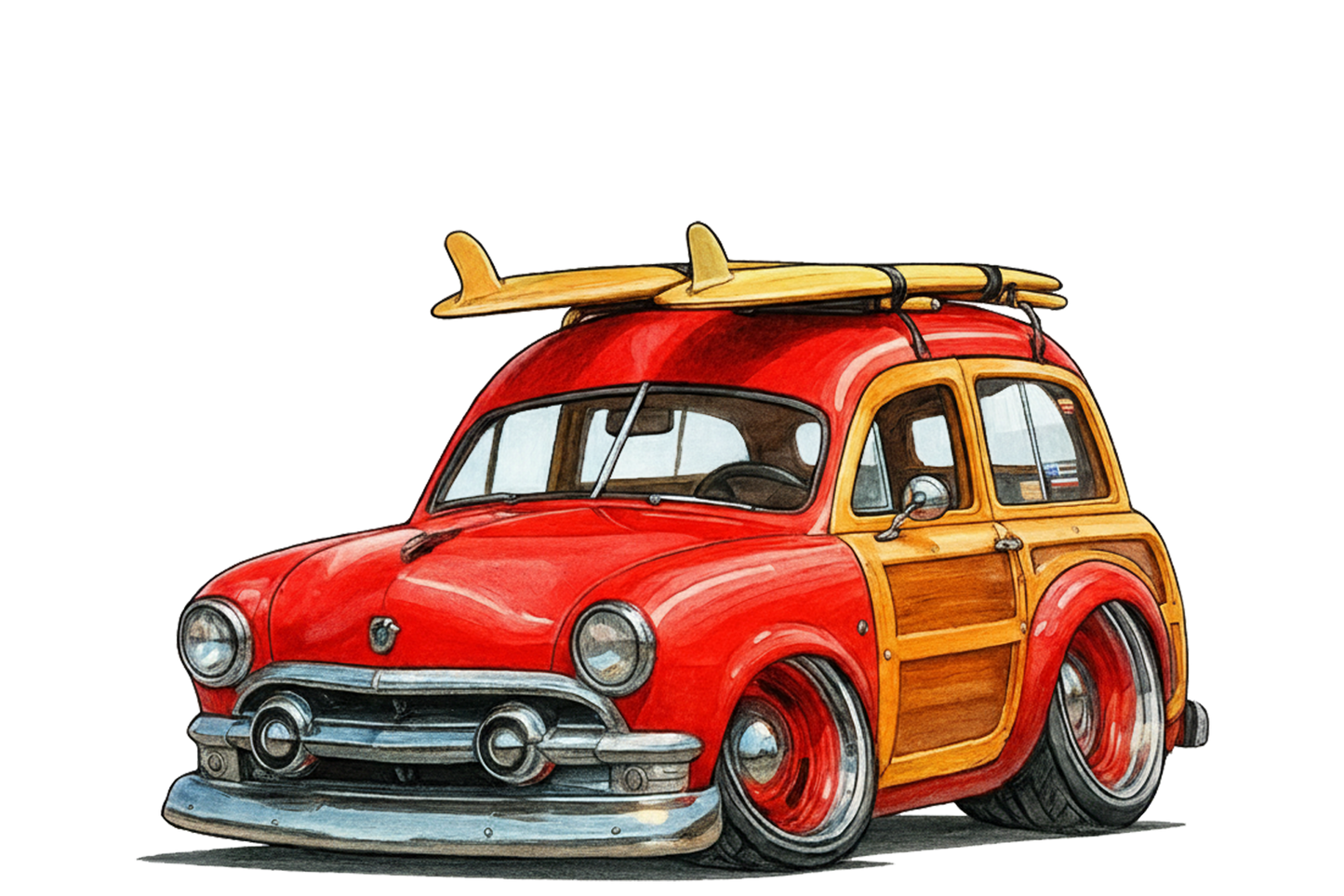 OLDSRFR (CA) Woodie Hoodie - WoW Show