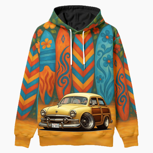 OLSRFR (CA) Woodie Hoodie - Surfboard