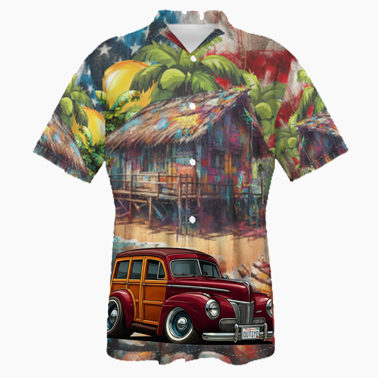OUTSYD (CA) Hawaiian Shirt - Patriotic