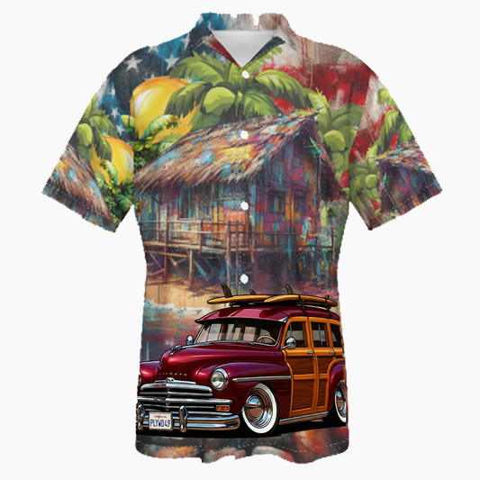 PLYWD49 (CA) Hawaiian Shirt - Patriotic