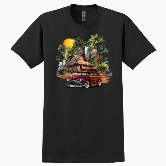 PLYWD49 (CA) T-Shirt - Tropical Woodie