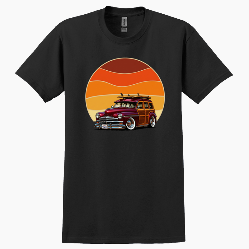PLYWD49 (CA) T-Shirt - Woodie Sunrise