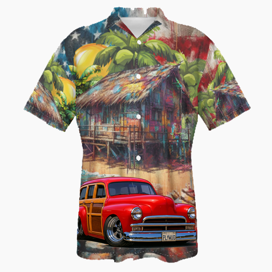 PLYWUD (CA) Hawaiian Shirt - Patriotic