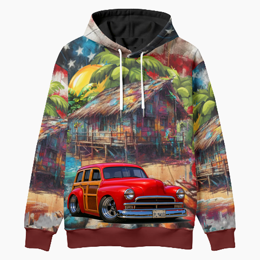 PLYWUD (CA) Woodie Hoodie - Patriotic