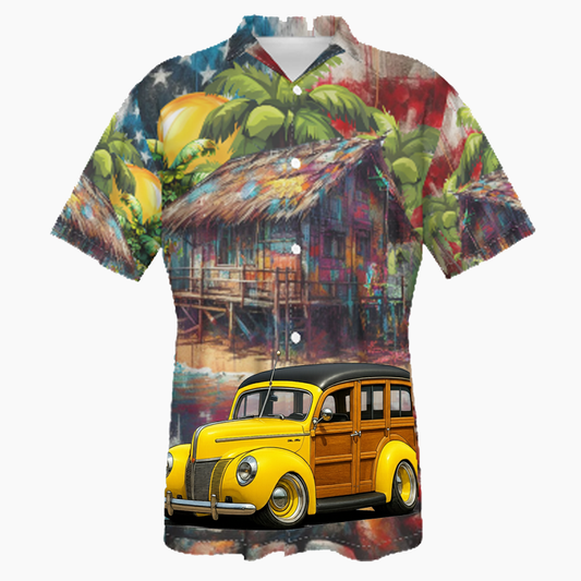 POPSWDE (CA) Hawaiian Shirt - Patriotic