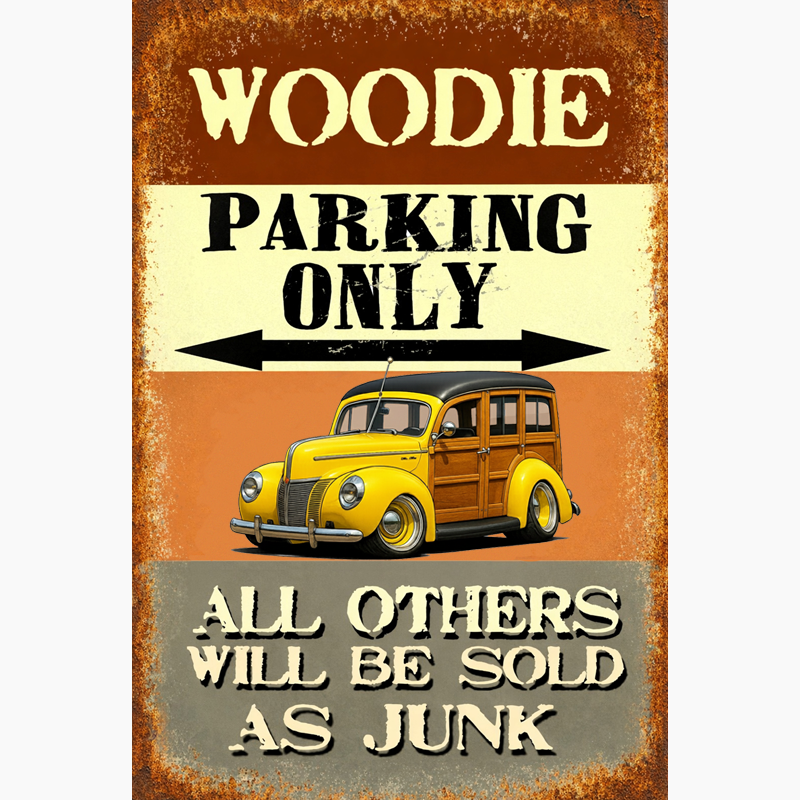 POPSWDE (CA) Sign - Woodie Parking Only II