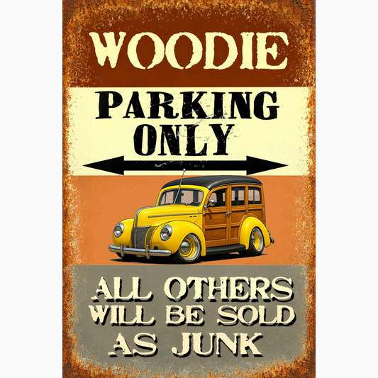 POPSWDE (CA) Sign - Woodie Parking Only II