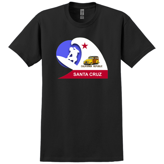 POPSWDE (CA) T-Shirt WoW Santa Cruz California Surfer