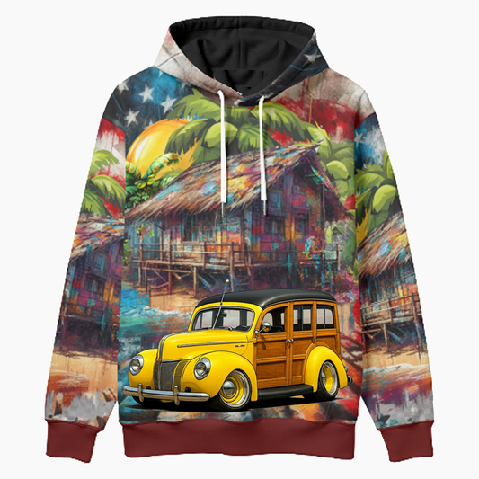 POPSWDE (CA) Woodie Hoodie - Patriotic