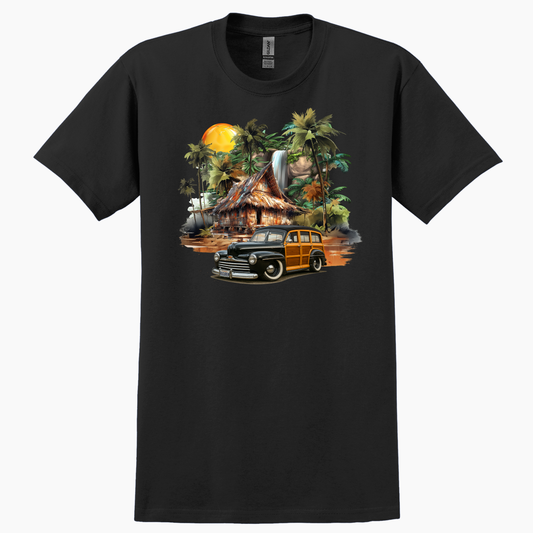 RUSURFN (CA) T-Shirt - Tropical Woodie