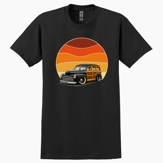RUSURFN (CA) T-Shirt - Woodie Sunrise