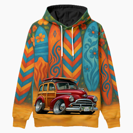 SPLNTR (CA) Woodie Hoodie - Surfboard