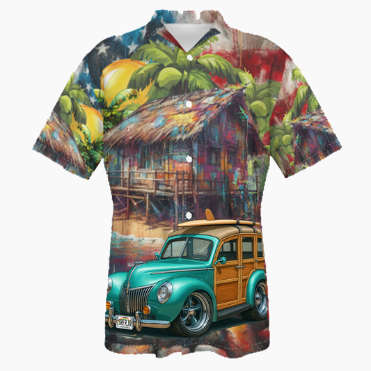 SRFRJO (HI) Hawaiian Shirt - Patriotic