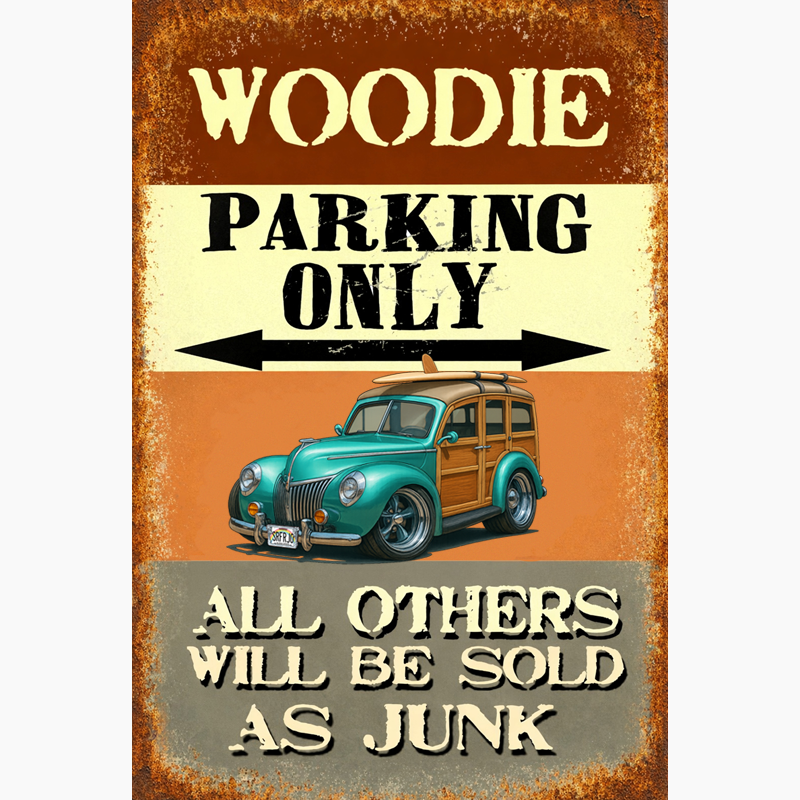 SRFRJO (HI) Sign - Woodie Parking Only II