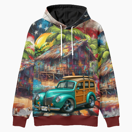 SRFRJO (HI) Woodie Hoodie - Patriotic