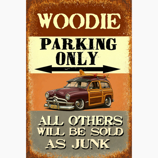 SSURFSS (CA) Sign - Woodie Parking Only II