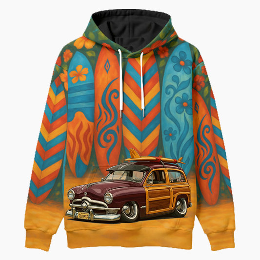 SSURFSS (CA) Woodie Hoodie - Surfboard
