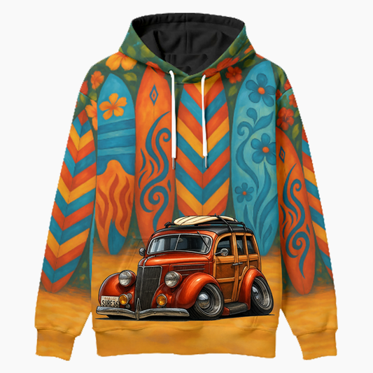 SURF36 (CA) Woodie Hoodie - Surfboard