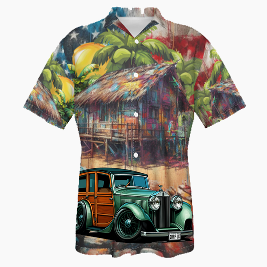 SURFUK (CA) Hawaiian Shirt - Patriotic