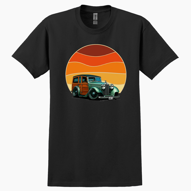 SURFUK (CA) T-Shirt - Woodie Sunrise