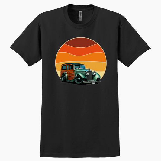 SURFUK (CA) T-Shirt - Woodie Sunrise