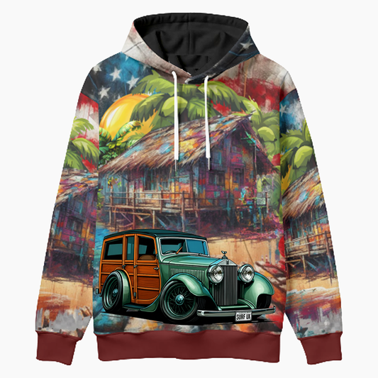 SURFUK (CA) Woodie Hoodie - Patriotic