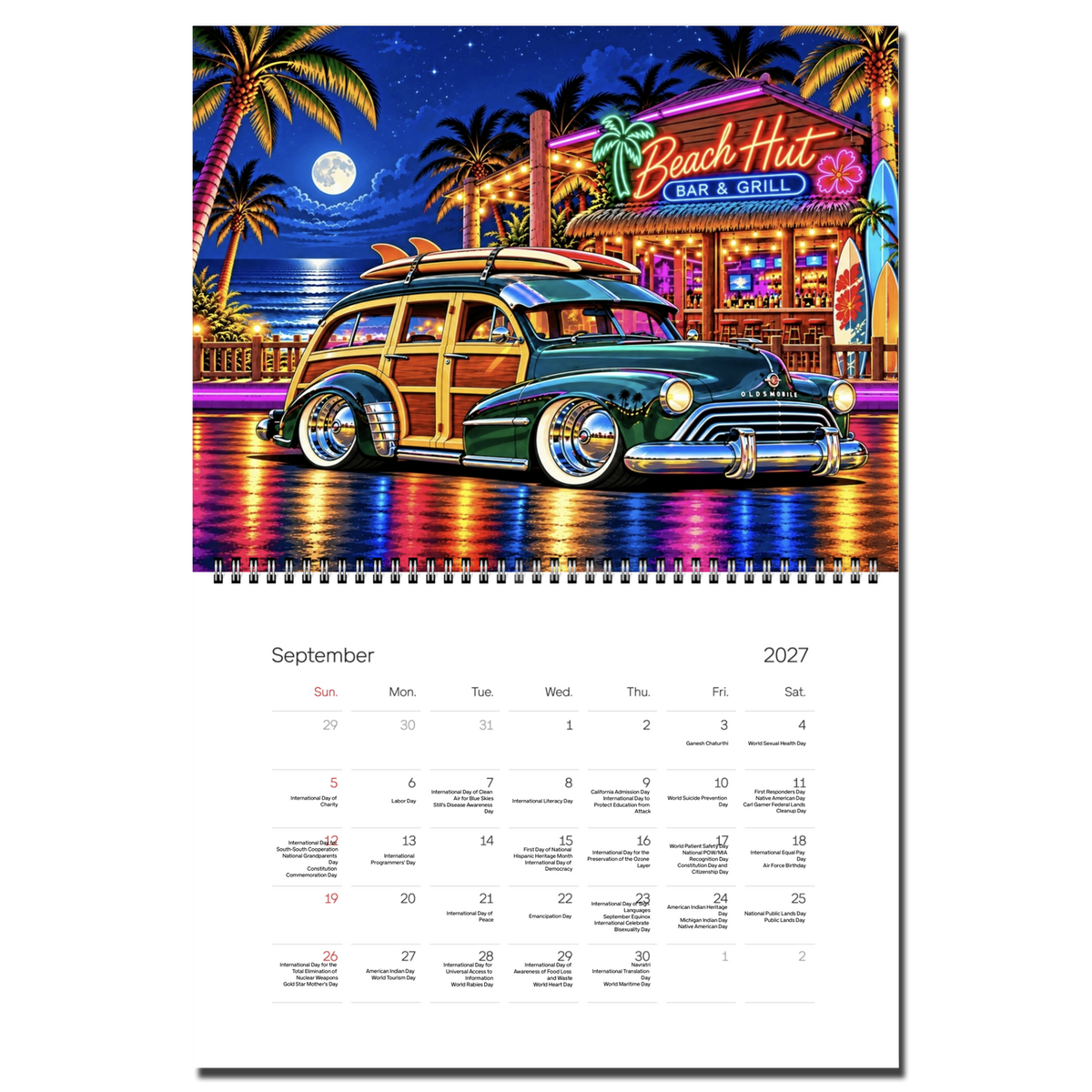 2027 Woodie Calendar