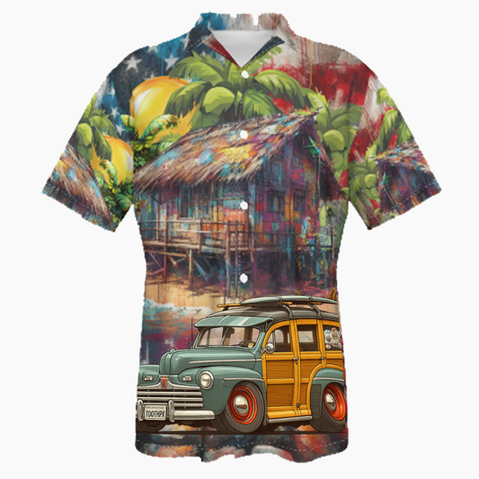 TOOTHPK (CA) Hawaiian Shirt - Patriotic
